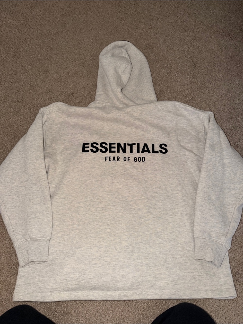 Women’s Light Gray Hoodie Sweatshirt - Casual Pullover